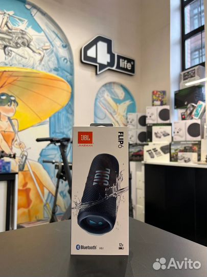 Акустика портативная JBL Flip 6 (синий)