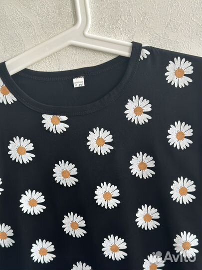 Платье с ромашкой