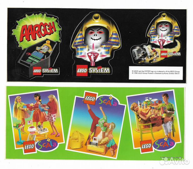 Lego каталоги, наклейки