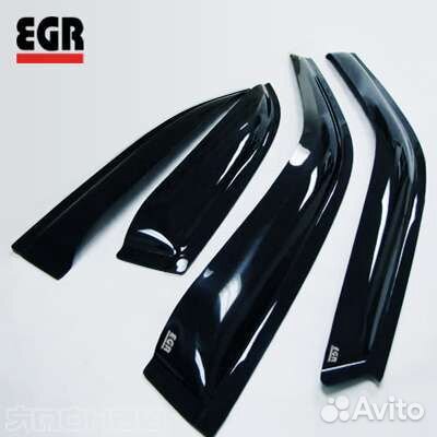 Дефлекторы окон Nissan Tiida C11 хэтчбек brtiidasw