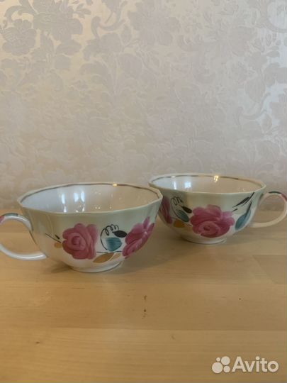 Сахарница сервиза Дулёво «Агашки», чайная пара