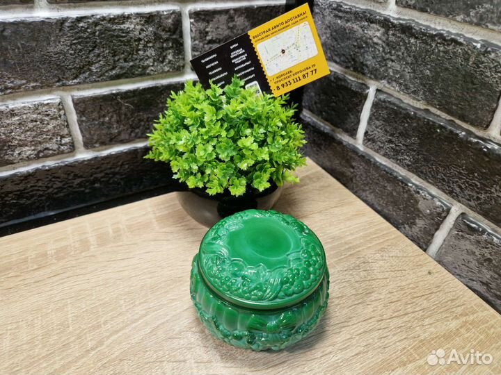 К.3246 Шкатулка зеленая