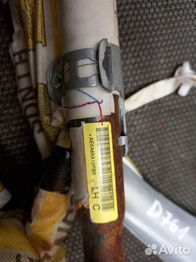 Подушка безопасности боковая, потолочная toyota