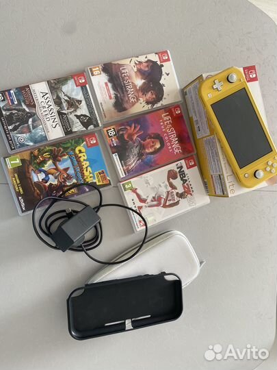 Nintendo switch lite с играми