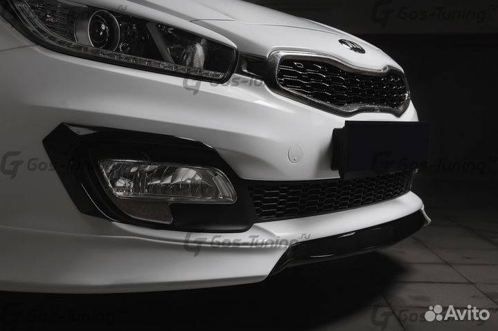 Юбка накладка передняя на Kia Pro Ceed JD