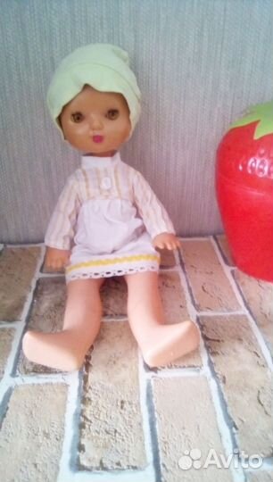 Кукла пупс СССР, паричковая