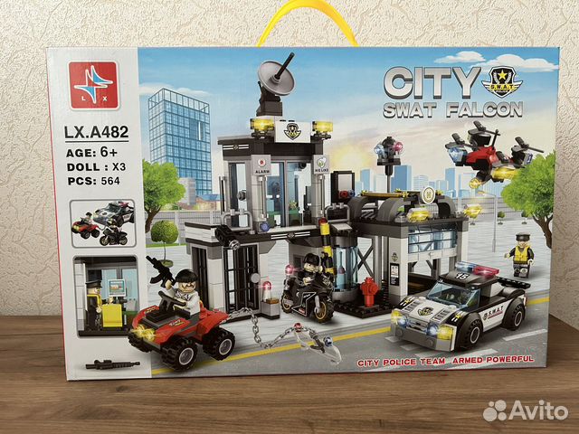 Конструктор lego полицейский участок