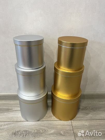 Шляпная подарочная коробка для цветов