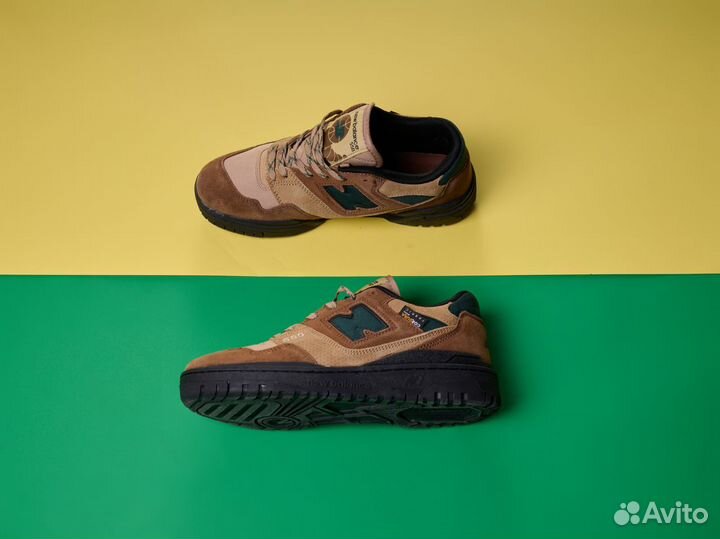 New Balance 550 Cordura Pack Light Brown Green