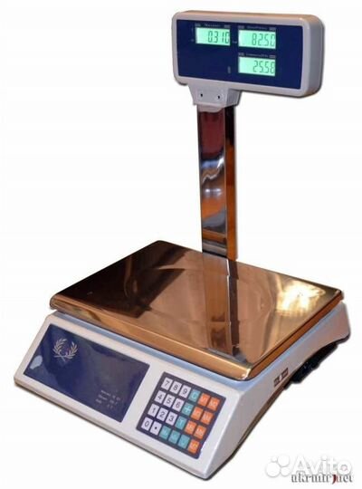 Весы торговые со стойкой св-35кг
