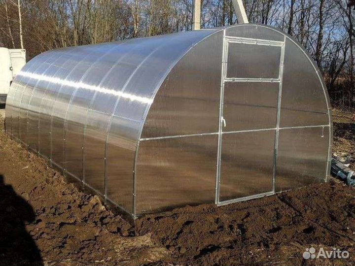 Теплица усиленная 6м поликарбонат,рассрочка,кредит