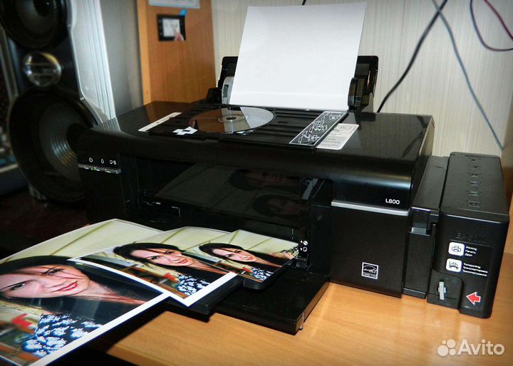 Цветной струйный принтер Epson L800 с снпч