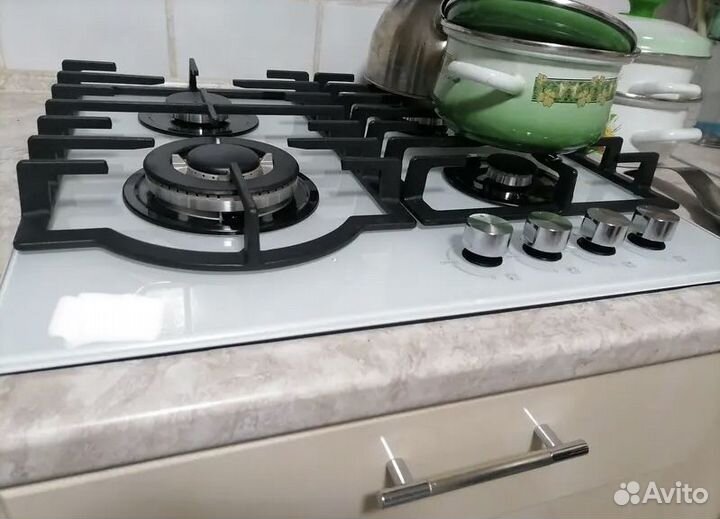 Газовая поверхность стекло чугун турбоконфорка