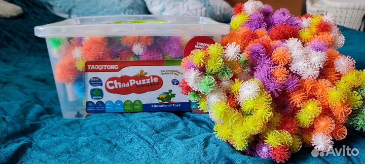 Конструктор липучка bunchems