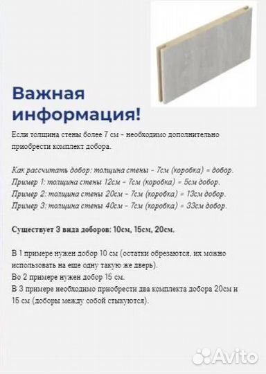 Откосы для входной двери