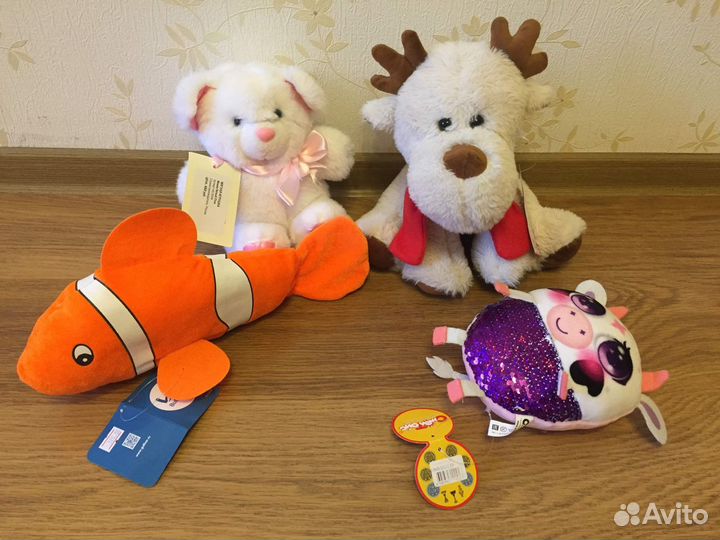 Новые мягкие игрушки 20-35см