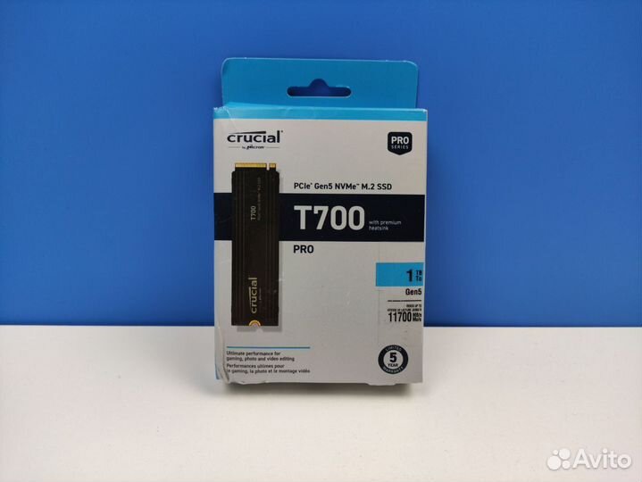 Crucial T700 PCIe Gen5 NVMe M.2 1TB/2TB