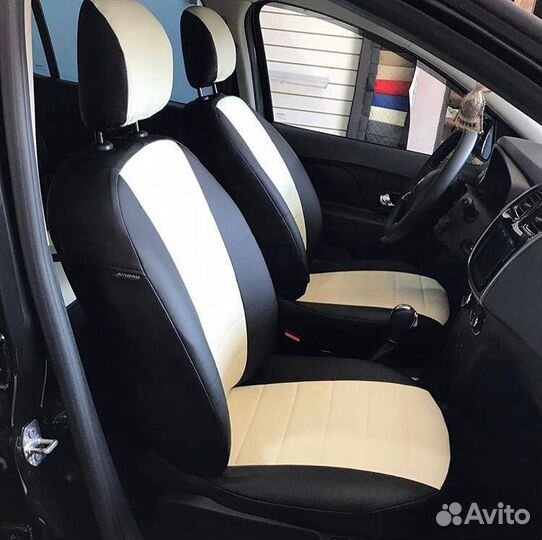 Чехлы из экокожи на Renault Sandero stepway 2