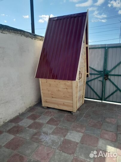 Дачный туалет деревянный