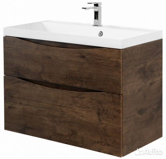 Мебель для ванной BelBagno Marino-H60 90-BB900/450-LV-MR-AST Rovere Moro