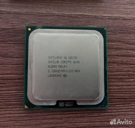 Процессор Intel Core 2 Quad с материнской платой