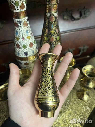 Вазочки латунные