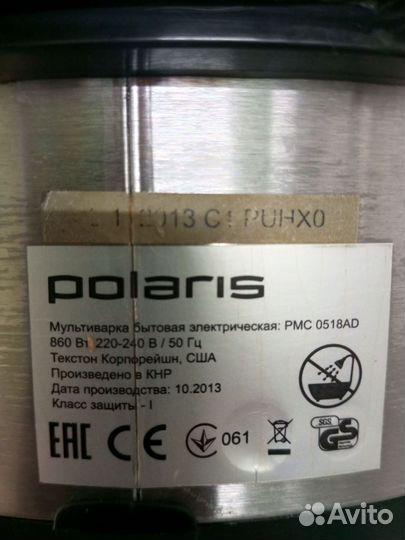 Мультиварка polaris pmc 0518ad