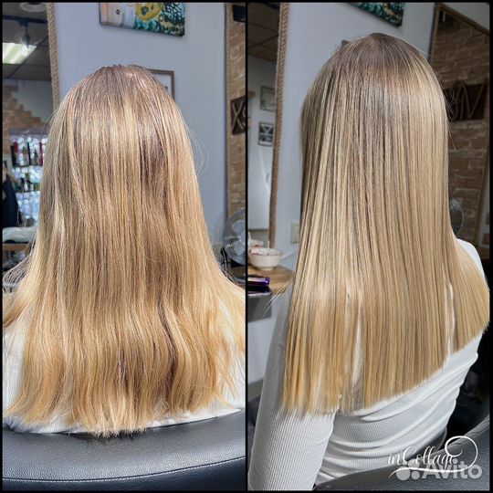 Кератиновое выпрямление