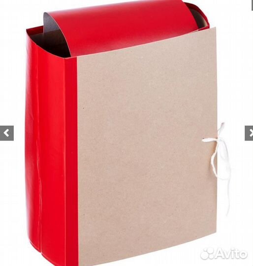 Папка д/бумаг архив на завязках бумвинил Attache 1