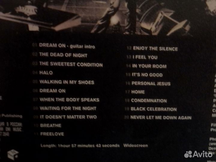 Видеокассеты Depeche Mode, Deep Purple, The Cult