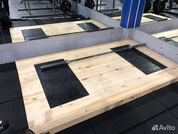 Помост тяжелоатлетический 2.5х1.3х0.06м DNN