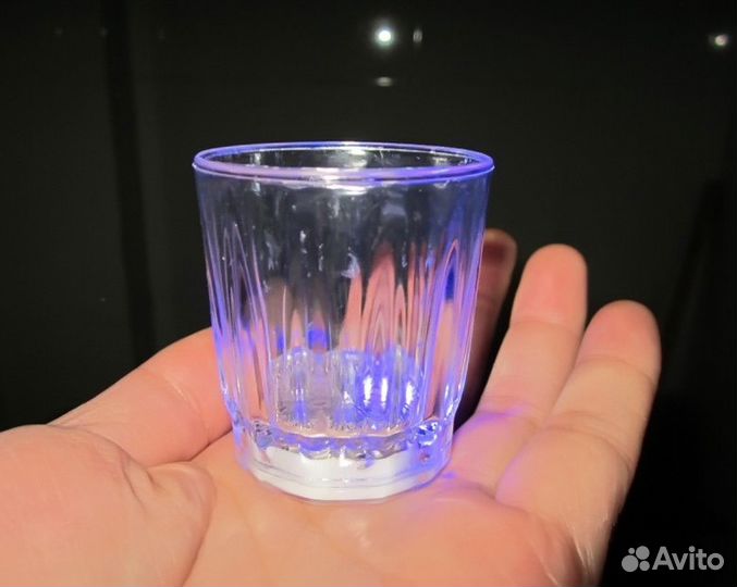 Стопка с 3-мя мигающими светодиодами (3 рюмки)