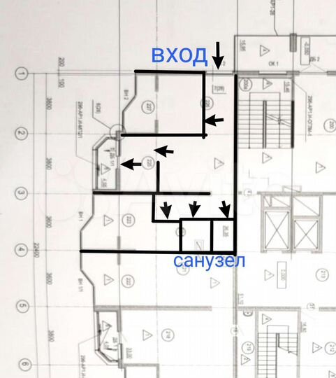 3-к. квартира, 88 м², 1/13 эт.