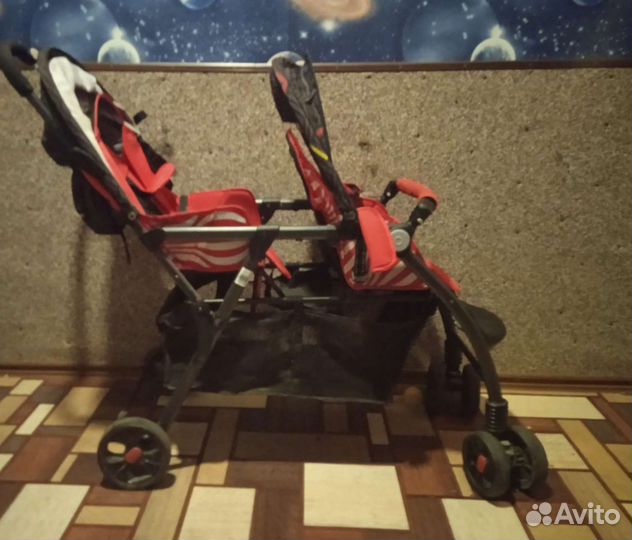 Коляска для двойни