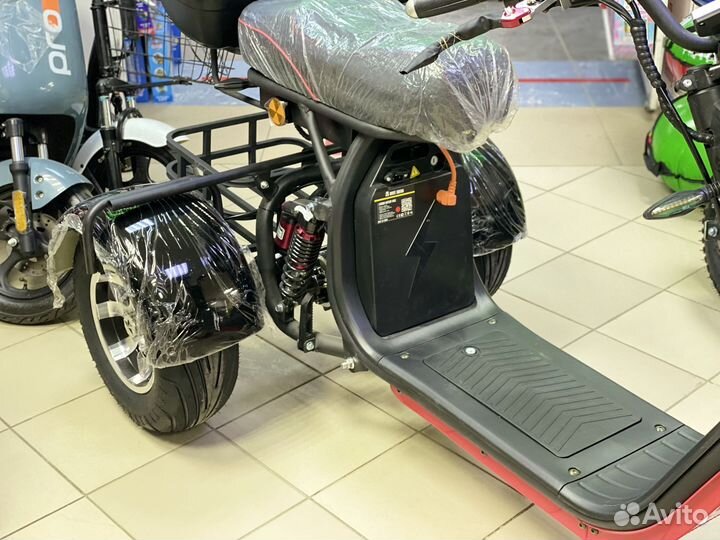 Электроскутер White Siberia Pro Trike 3000W