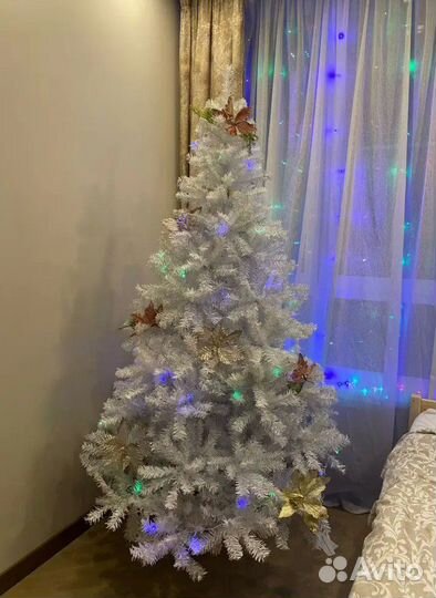 Елка искусственная белая 150