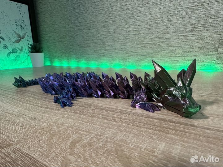 Дракон кристалл 48 см