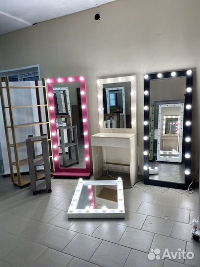 Гримерное зеркало с подсветкой