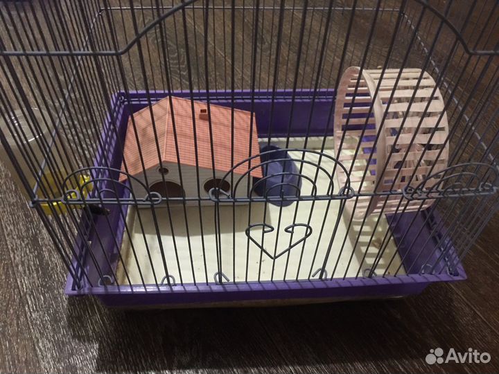 Клетка для хомяка с домиком