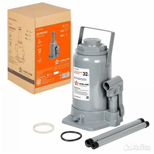 Airline AJ-B-32S Домкрат бутылочный 32т S (MIN - 2