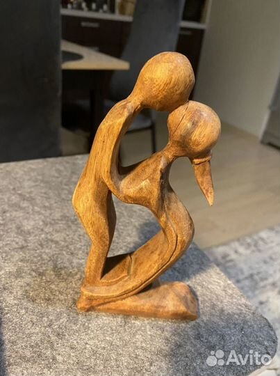 Фигурка «Влюбленные» из дерева Суар (Индонезия)