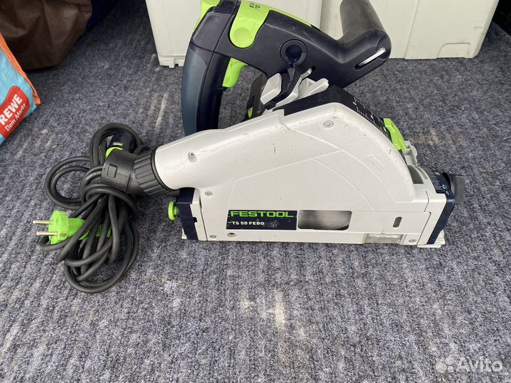 Погоужная пила festool ts 55