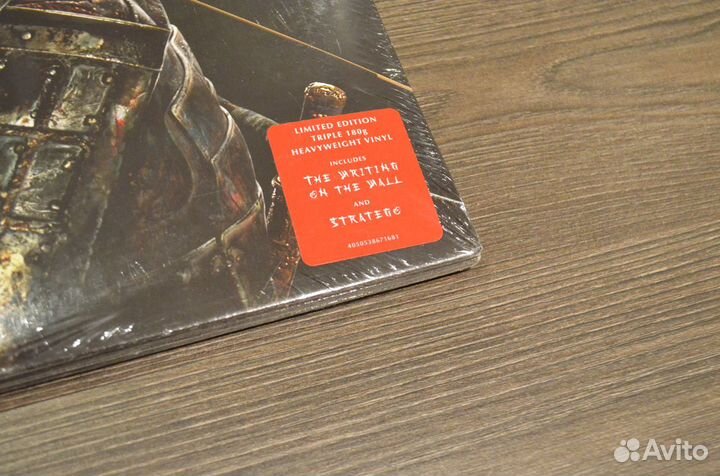 Iron maiden senjutsu 3LP черный USA Запечатан