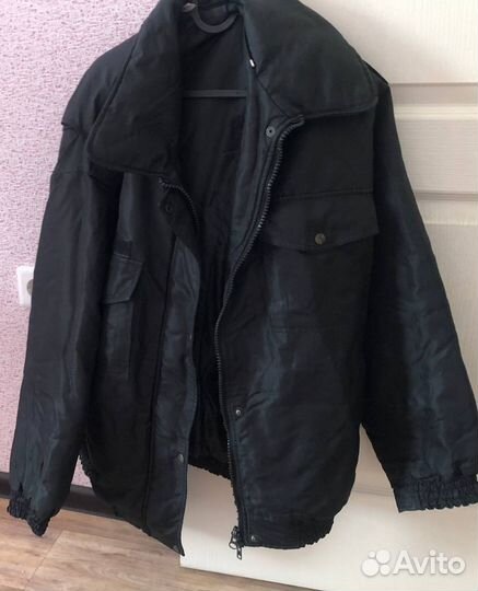 Форма охраны чёрная куртка 52 54