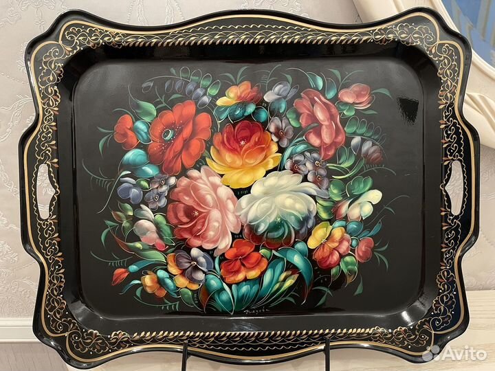 Подносы Жостово роспись