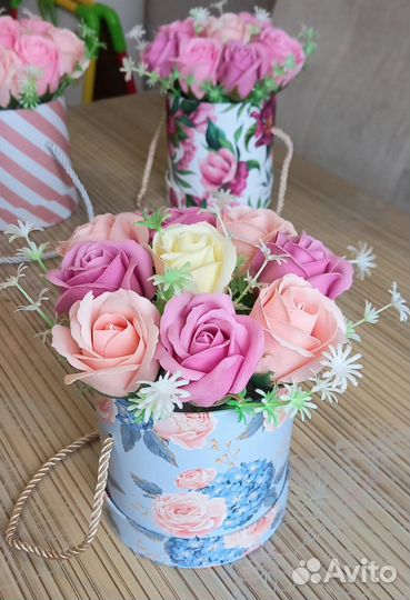 Букет из мыльныхроз