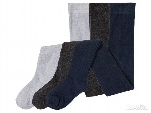 Хлопковые колготки для девочки набор 3 шт