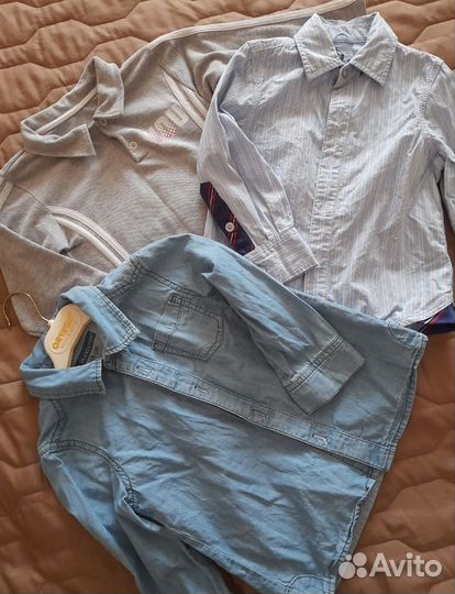 Рубашки на мальчика 92-98