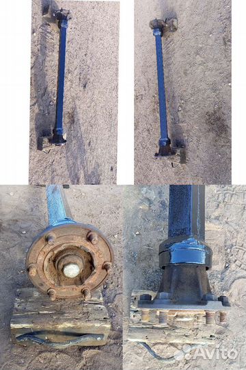 Ось тракторной телеги