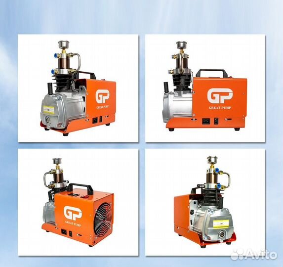 Компрессор высокого давления для дайвинга PCP Grea